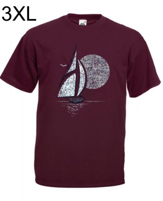ΜΠΟΡΝΤΩ FRUIT OF THE LOOM T-SHIRT ΜΕ ΣΤΑΜΠΑ ART513 3XL